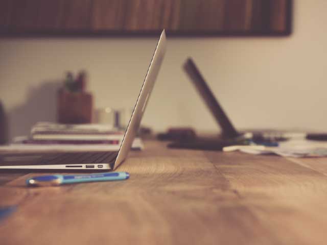 laptops on desk